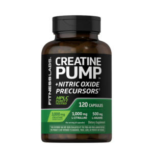 Fitness Labs Creatina pump 120 capsule con creatina, L-citrullina e L-arginina