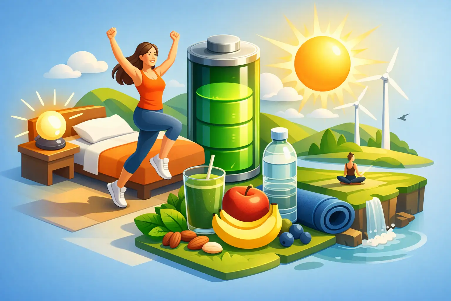 Come aumentare energia in modo naturale ogni giorno