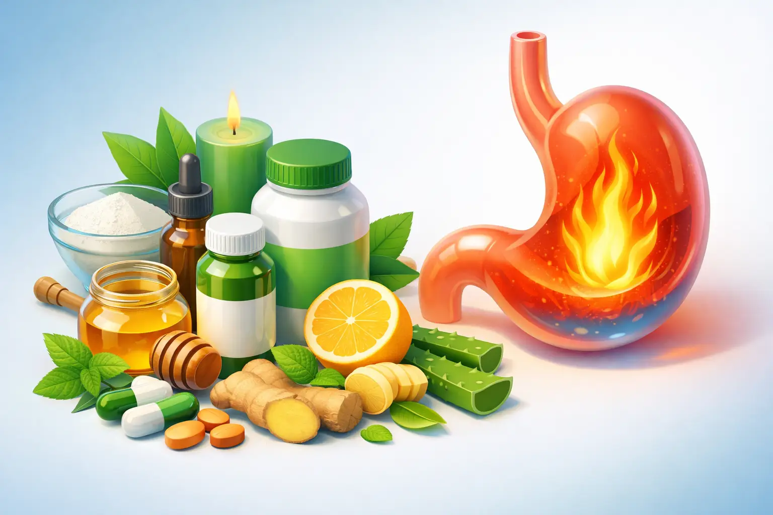 Integratori per bruciore di stomaco naturale