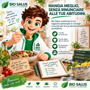 Bio Salus trasforma il rapporto personale in consigli alimentari e ricette adatte alle proprie abitudini