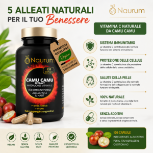 Camu Camu Naurum 120 capsule – integratore con vitamina C naturale