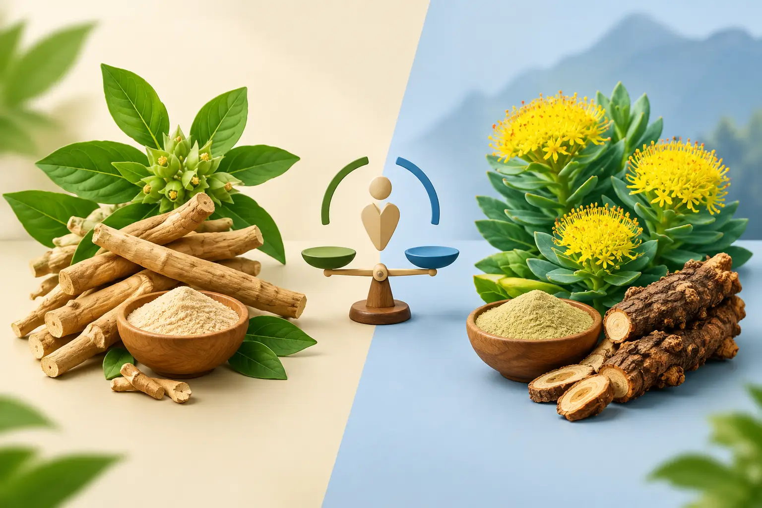 Ashwagandha o rodiola: differenze e scelta