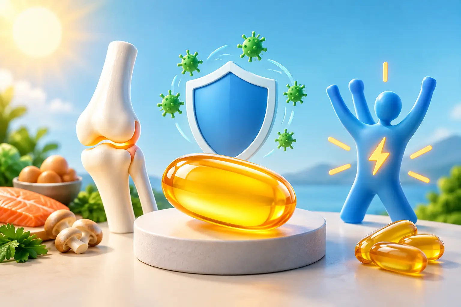 Guida vitamina D per ossa, difese ed energia